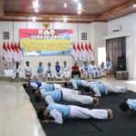 Asah Kemampuan dan Profesionalisme, Polres Tabalong Gelar Latihan Beladiri dan Uji Kenaikan Pangkat