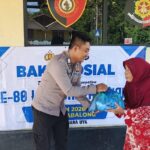 Peringati Hari Bhayangkara ke-80, Polres Tabalong Gelar Bakti Sosial dan Salurkan Bantuan Sembako